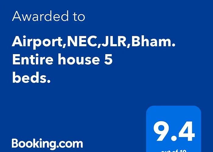 Airport,Nec,Jlr,Bham. Entire House 5 Beds.